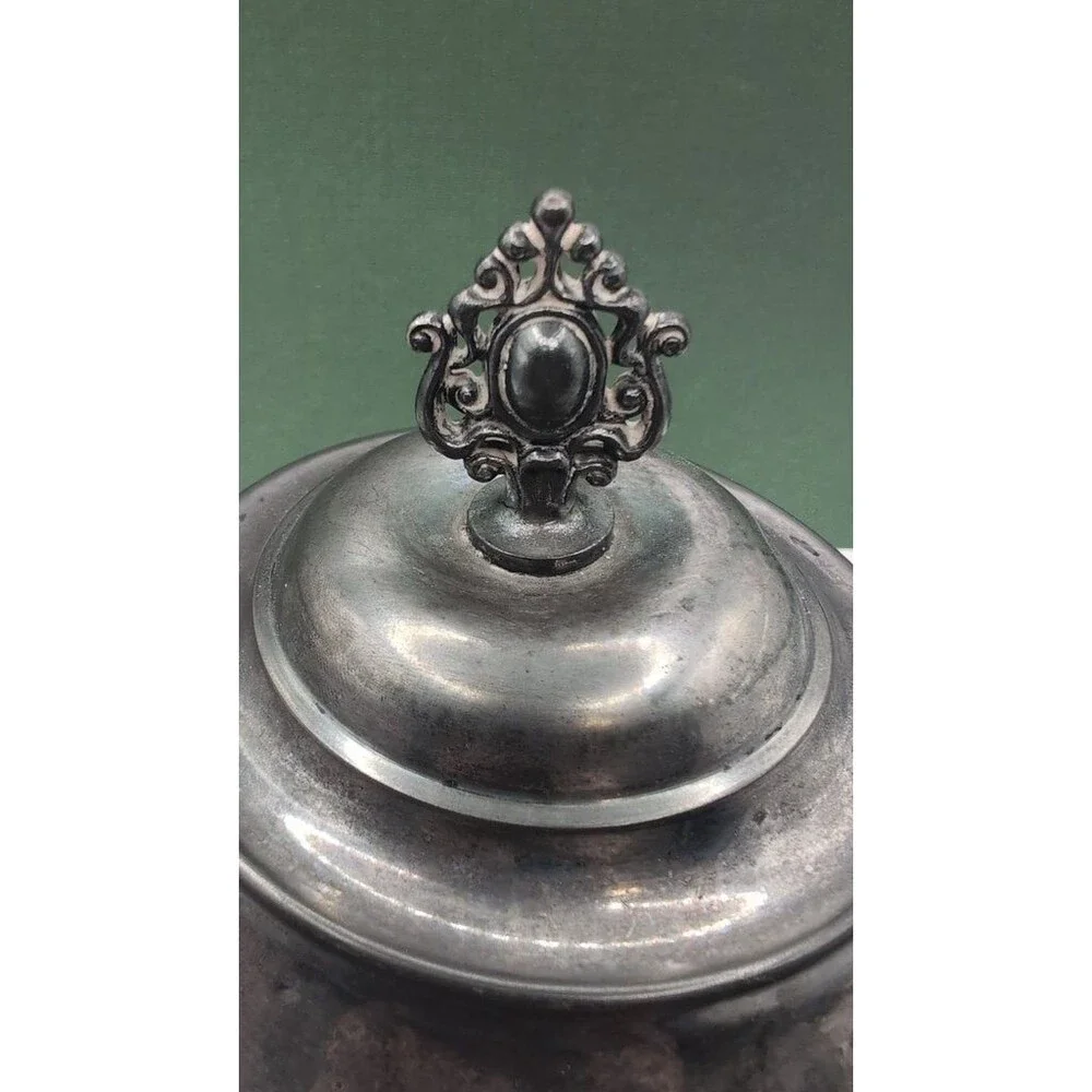 Vintage Poole Silverplate Covered Dish